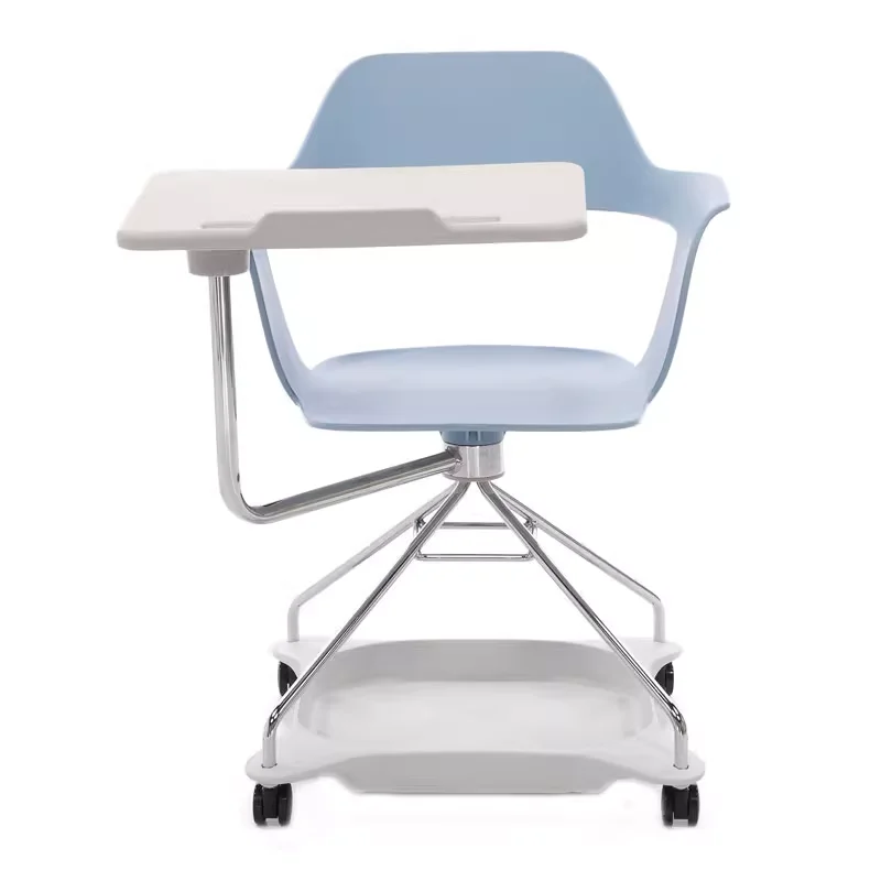 Training chair with pulley, movable office , desk board, writing rotating