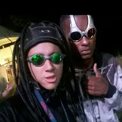 Mars Alien Quirky Glasses Trendy Personalized Round Party Cosplay Sports Cycling Glasses Uv400 Sunglasses Fishing Goggles