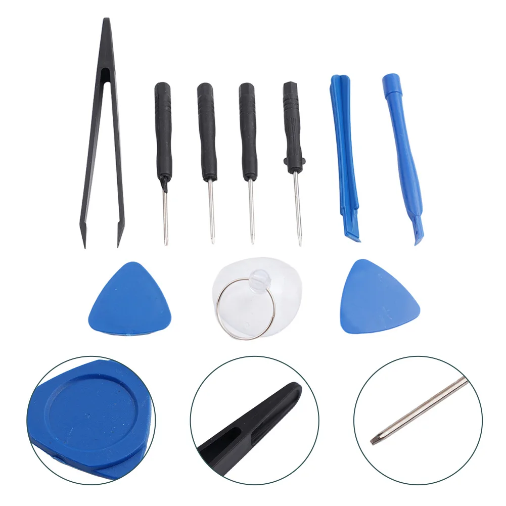 10pcs Disassemble Tools For Phone Computer Opening Screwdriver Kit Crowbar Pry Bar Screwdriver Tweezers Repair Tool