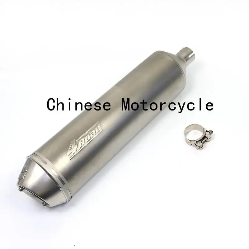 

40 мм карбоновая выхлопная труба мотоцикла для leovince 4Road для kawasaki J125 J300 Vario201 VespaGTS250 GT125 Escape выхлопная труба