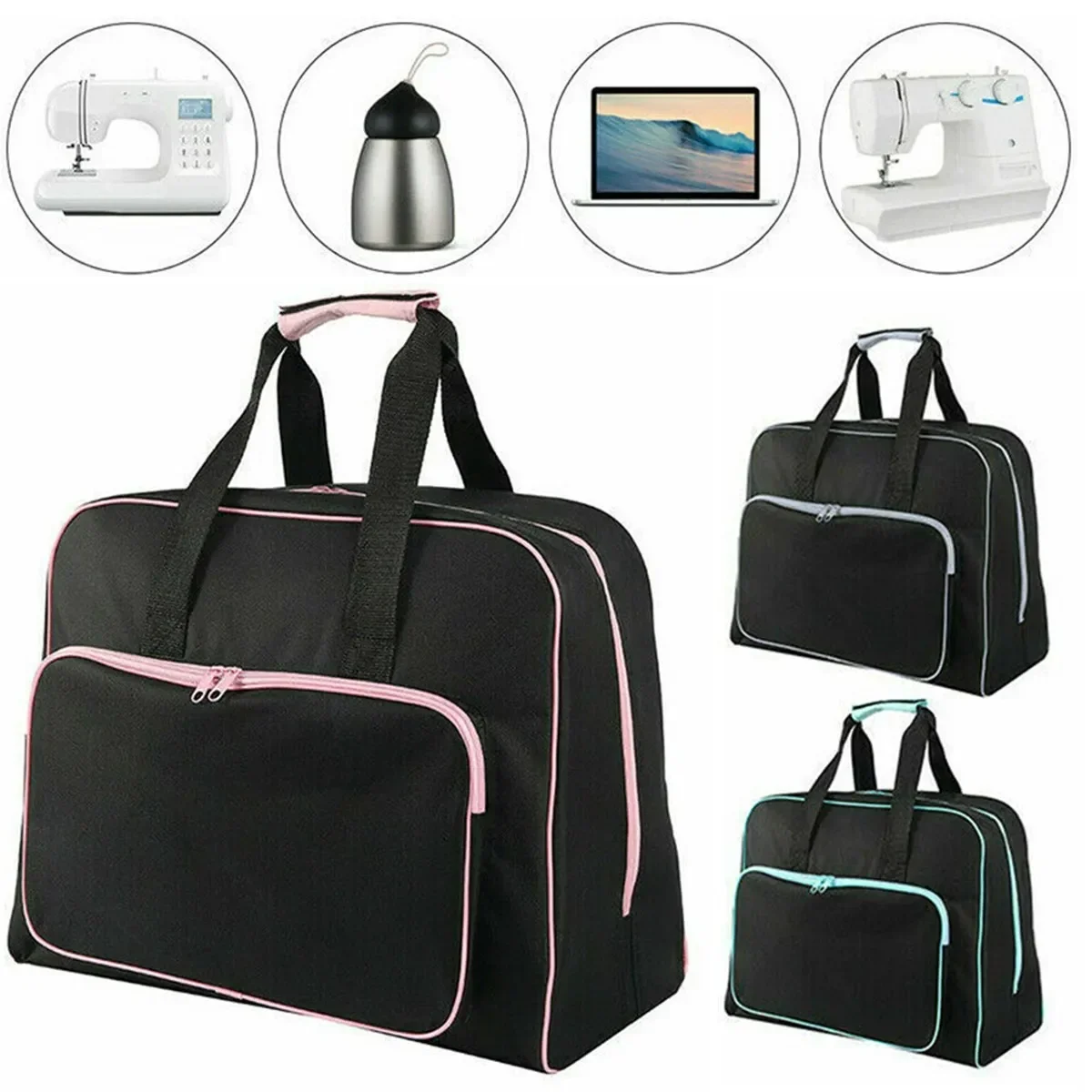 Unisex Large Capacity Sewing Machine Bag Travel Portable Storage Bag Waterproof Tote Bags Multifunctional Sewing Tools HandBag