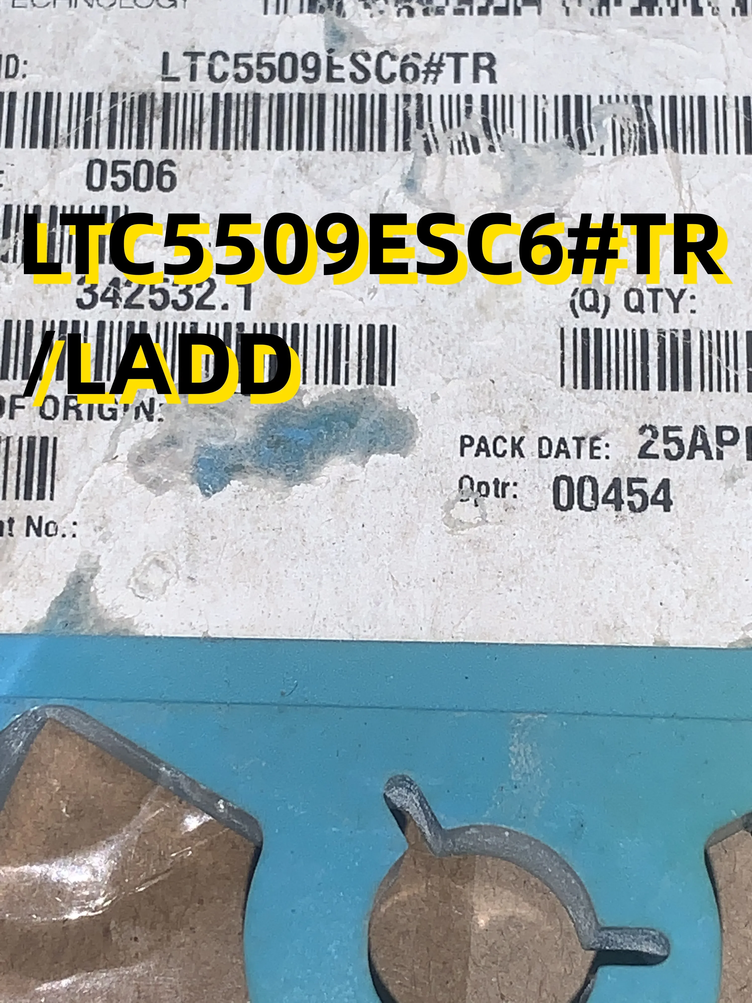 

Совершенно новый оригинальный LTC5509ESC6 # TR /LADD