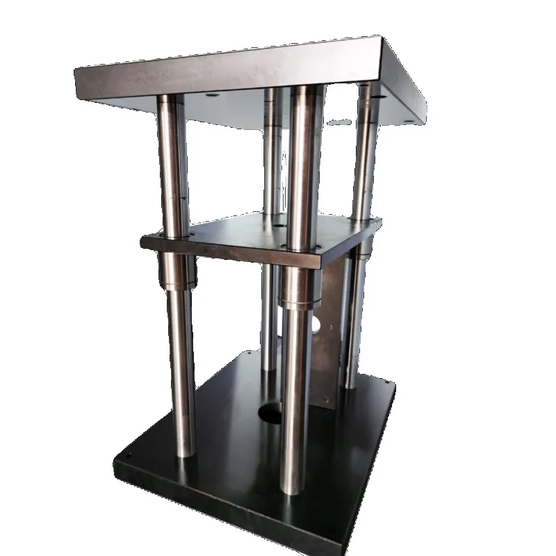 

Three-layer mold base, press frame, film cutting frame