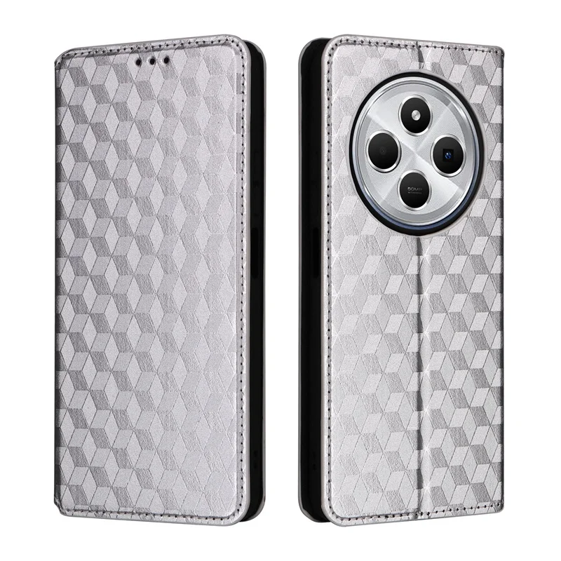 For Poco C75 Case stereoscopic lines Premium Leather Wallet Leather Flip Case For Xiaomi Poco C75 Phone Case