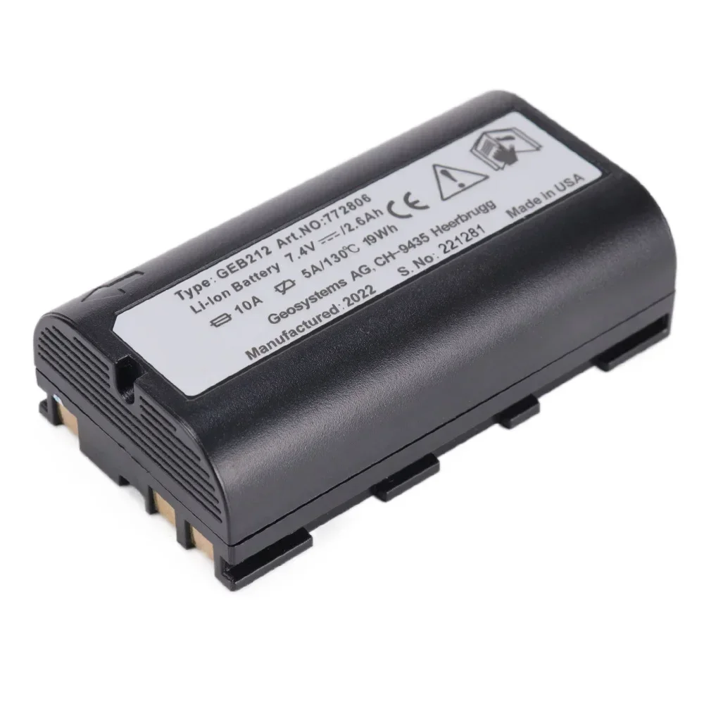 GEB212 2.6Ah Rechargeable Lithium-Ion Battery For Survey Instrument Battery