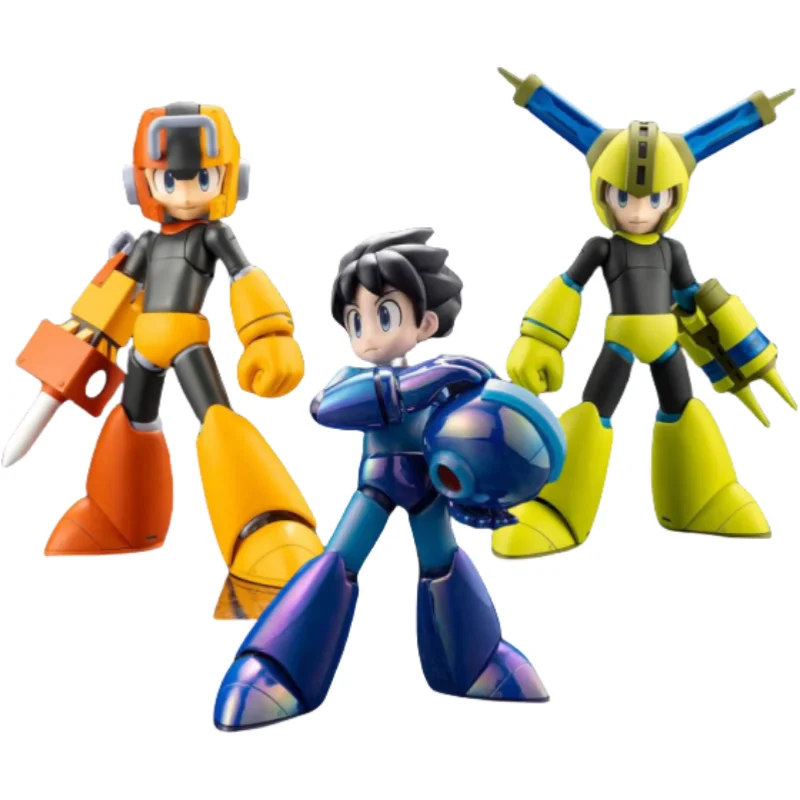 

Megaman 11 Non Scale Full Agtion Plastic Model Kit Kp784 Kp752 Kp753 Scramble Thunder Ver Pile Drive Ver Premium Charge Shot Ver