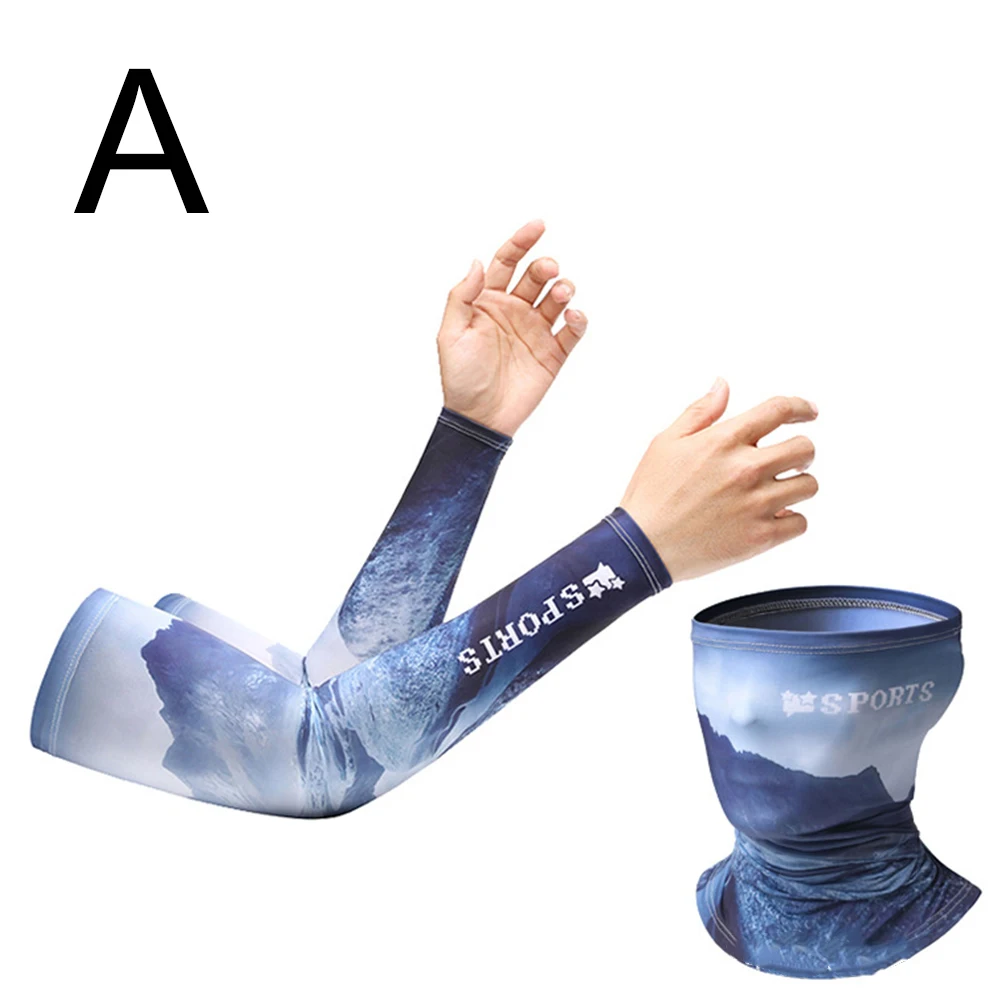 

Cycling Cooling UV Protection Arm Sleeves Breathable Ice Silk Fabric Sun Sleeve For Riding Bicycle Summer Climbing Running Sport