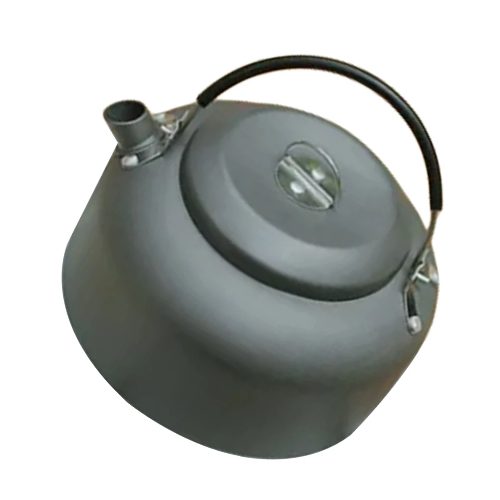 

0.8L Portable Camping Aluminum Alloy Wear resistant Lightweight Tea Kettle Heat Resistant Fast Heating Anti scald for Hiking