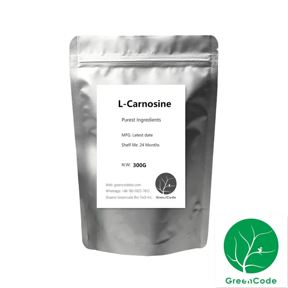 Top Quality Skin Care Product Material Carnosine L-Carnosine 99% Powder Cosmetics Peptide for Beauty CAS 305-84-0