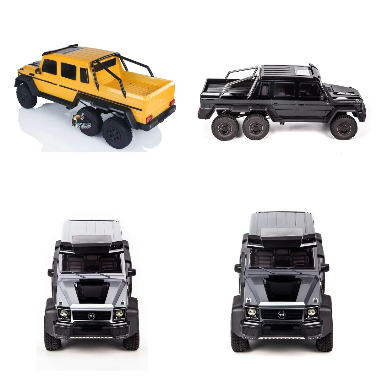 

TRACTION HOBBY 1/8 KM6 6WD Radio Controlled Off Road Car Vehicle 2Speeed Axel Locks 775 Brushed Motor RC Electric Model Cars Toy