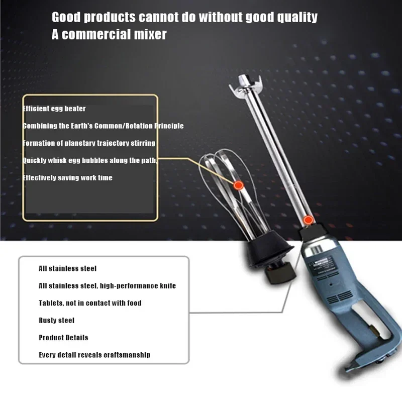 New Variable Speed Food Mixer 500W Multifunctional Food Mixer Kitchen Baking Dedicated Variable Speed Food Mixer Kitchen