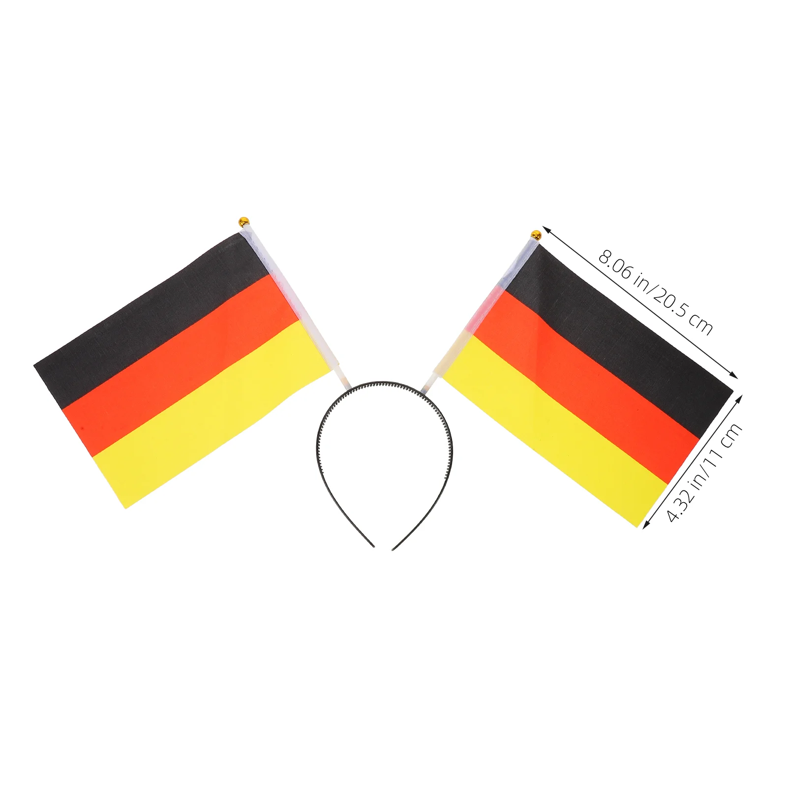 European Cup Fan Headband Germany Flag Party Supplies Love Festival Photo Prop Headbands Fabric Spring Holiday Hairband