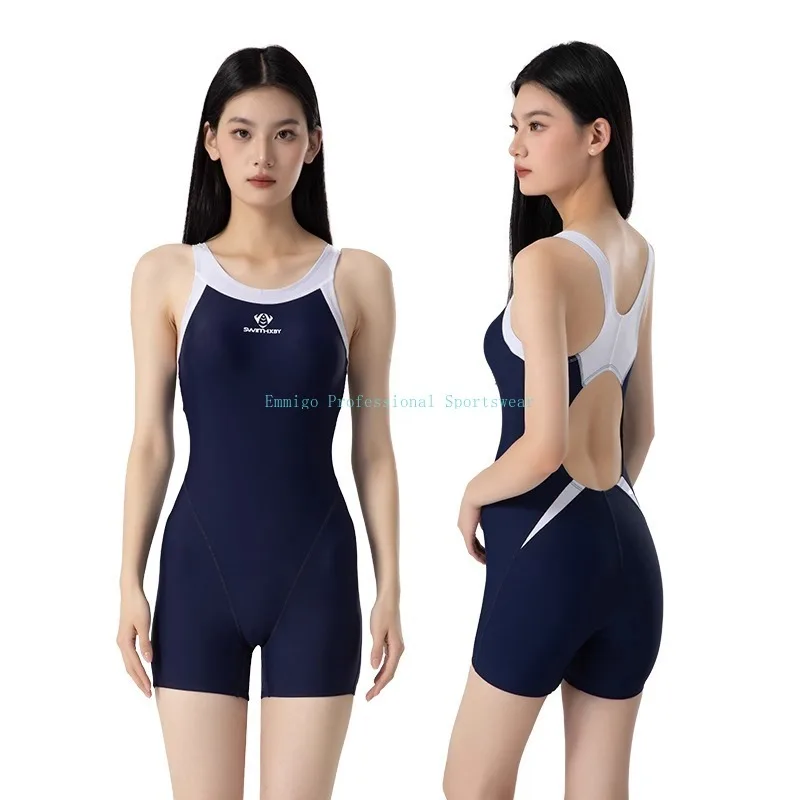 

Women's Competition Swimwear Chlorine Resistant Durable Waterproof High-Performance Racing Swimsuit With Removable Padding