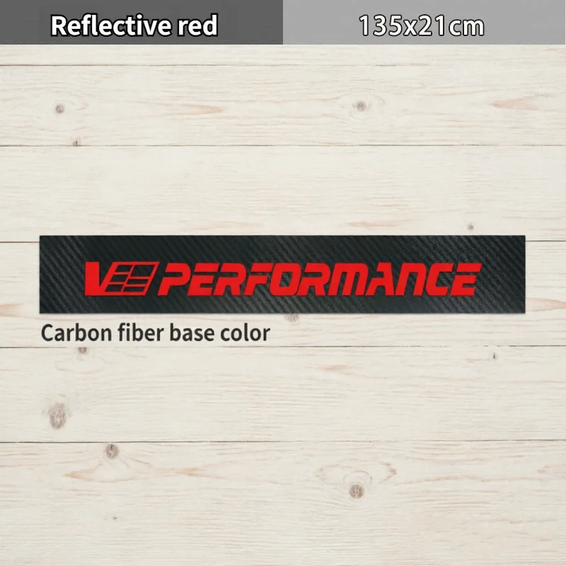 V Performance Car Front Windshield Sticker Styling Windscreen Decals Truck Vinyl Wraps Waterproof Decoration Auto Accessories - view 6