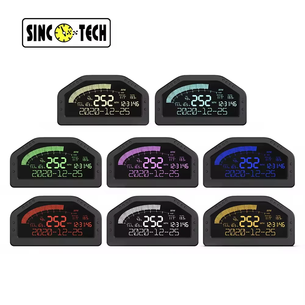 Hot Sales DO921 Car Dash Race Dashboard Race Display OBDll for Blue-tooth Multicolor Screen Gauges