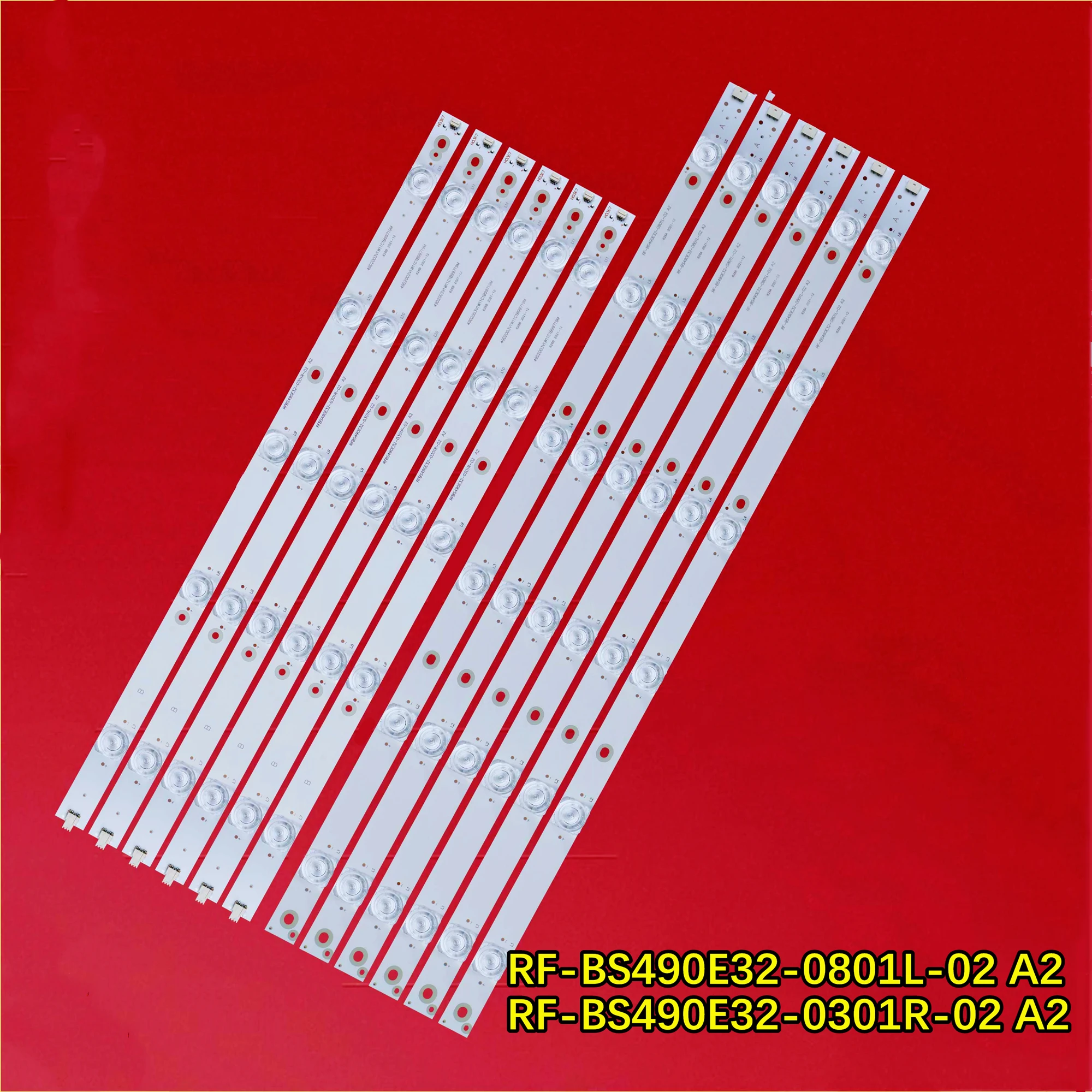 

LED TV Backlight Strip for LED49F1500N RF-BS490E32-0801L-02 RF-BS490E32-0301R-02 A2