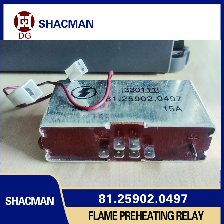 

24V Preheat Relay 81.25902.0497 Flame Preheating Controller for Shacman Truck Parts flame Preheating Relay