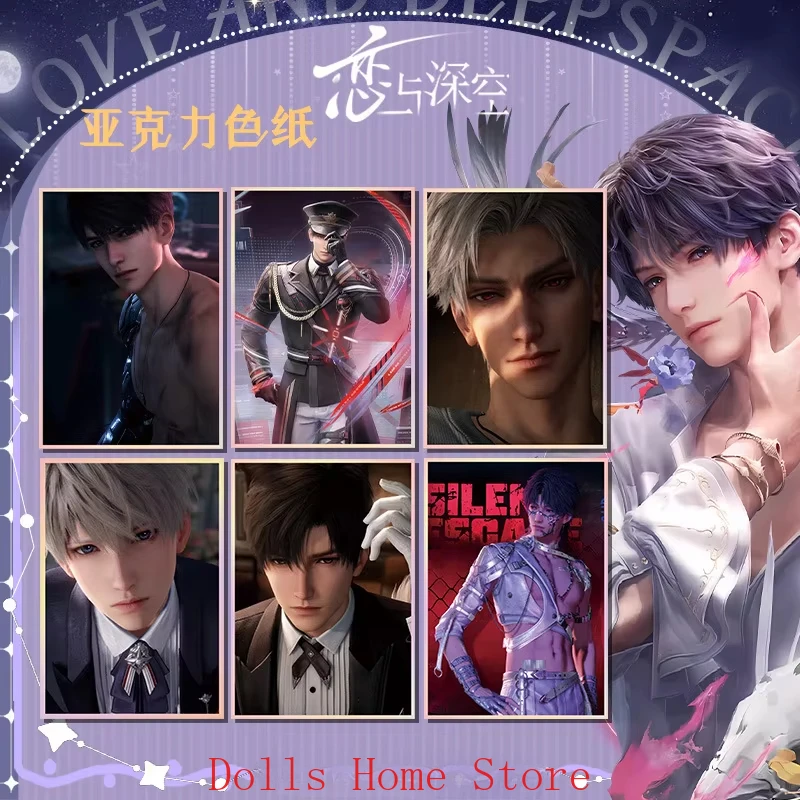 

Игра Love and Deepspace Rafayel Zayne Xavier Caleb Kawaii, акриловая большая двойная вспышка, бумажная настольная фигурка, коллекция новых