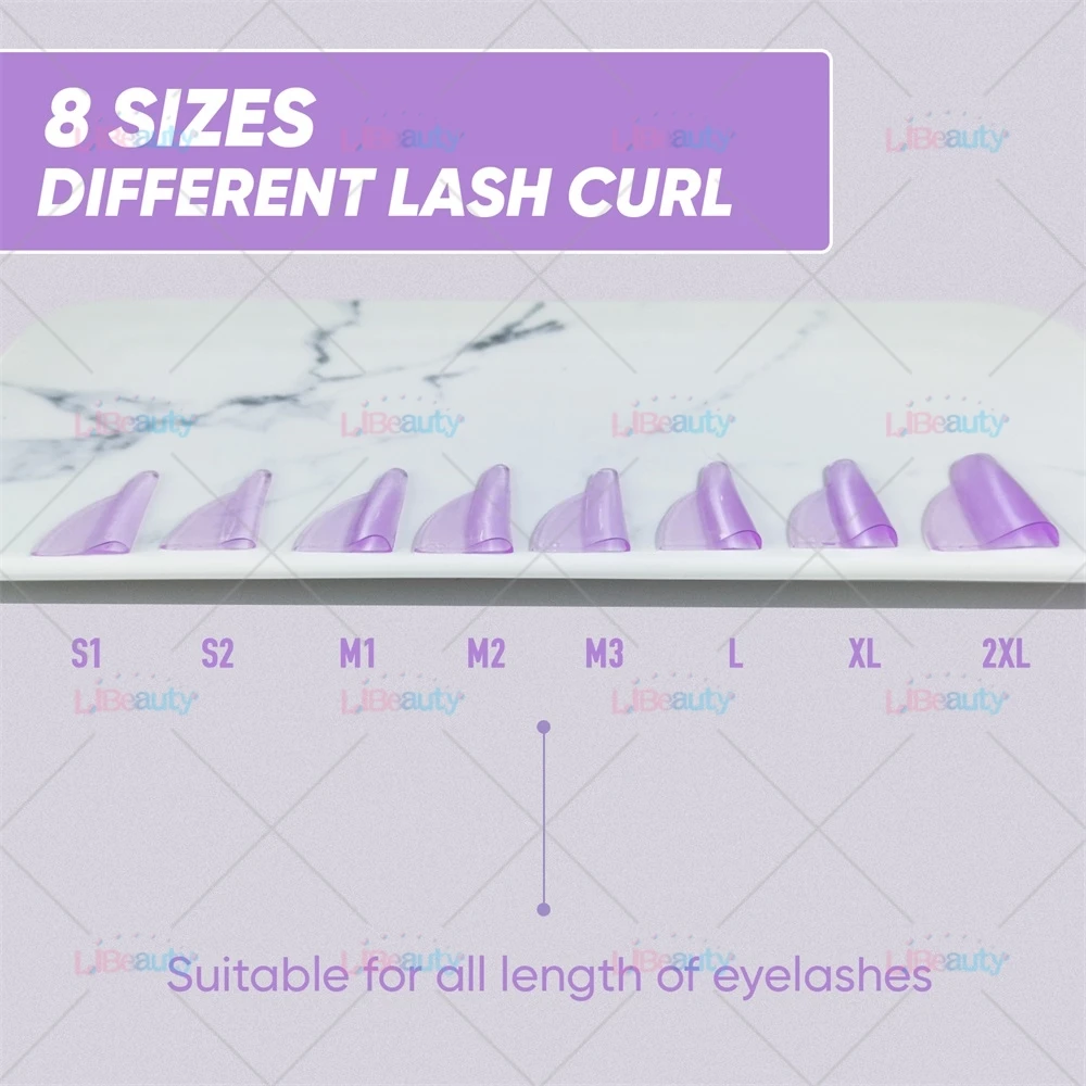 Libeauty Glue Free Silicone Eyelash Rod Pads Sticky Lashes Lift Shield Lifting 3D Eyelash Curler Makeup Tools & Accessories