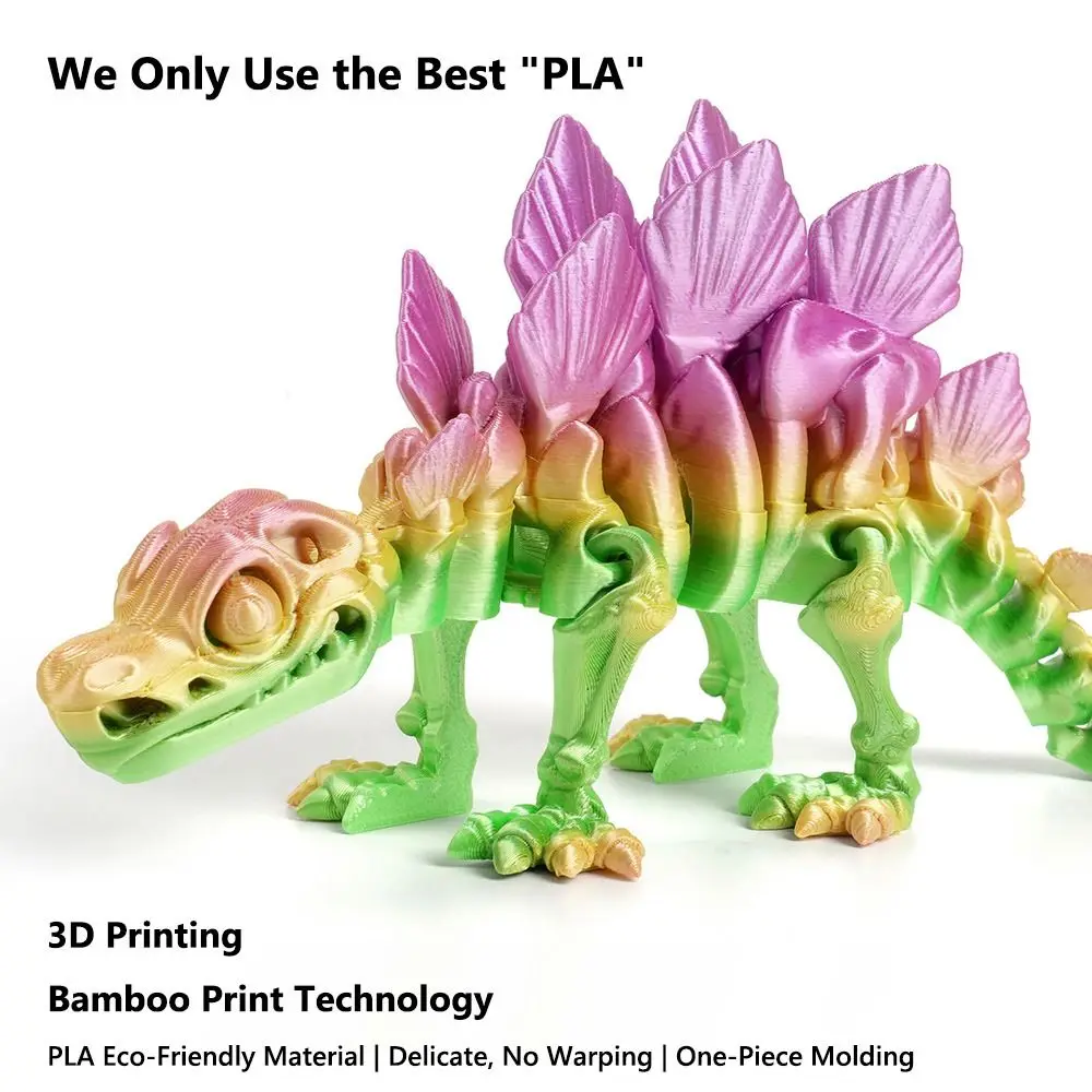 

Забавная 3D-печатная фигурка динозавра-дракона с подвижными суставами, настольное украшение, подарок для взрослых