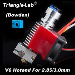 C Trianglelab V6 2.85/3.0mm Hotend 12V/24V Remote Bowen Print J-head Hotend And Cooling Fan Bracket For HOTEND For PT100