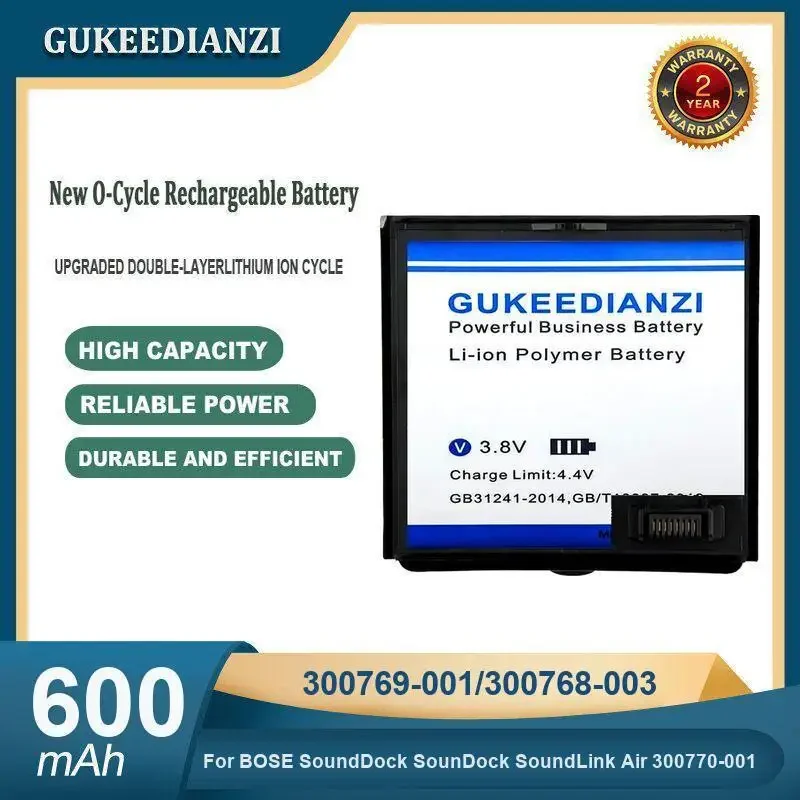 

High Capacity 600mAh 300769-001/300768-003 Bluetooth Speaker Battery For BOSE SoundDock SounDock SoundLink Air 300770-001