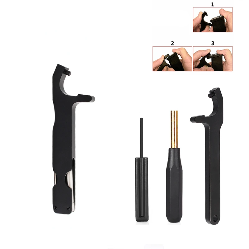 1/3Pcs/Set Glock Magnetic Plate Disassembly Removal Front Sight Mount Removal Installation Tool Kit Glock Accessories