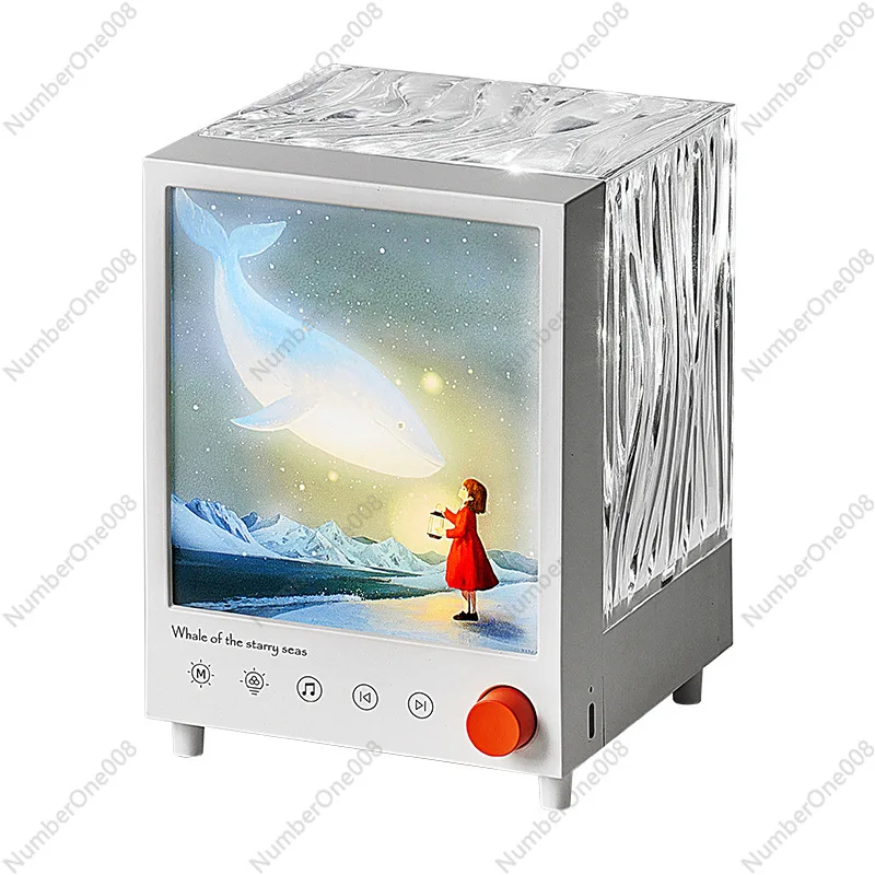 

Новинка 2025 года: Проекционный светильник Aurora Treasure Box для создания атмосферы, креативный ночник для спальни, романтический светильник у кровати, подарок на день рождения