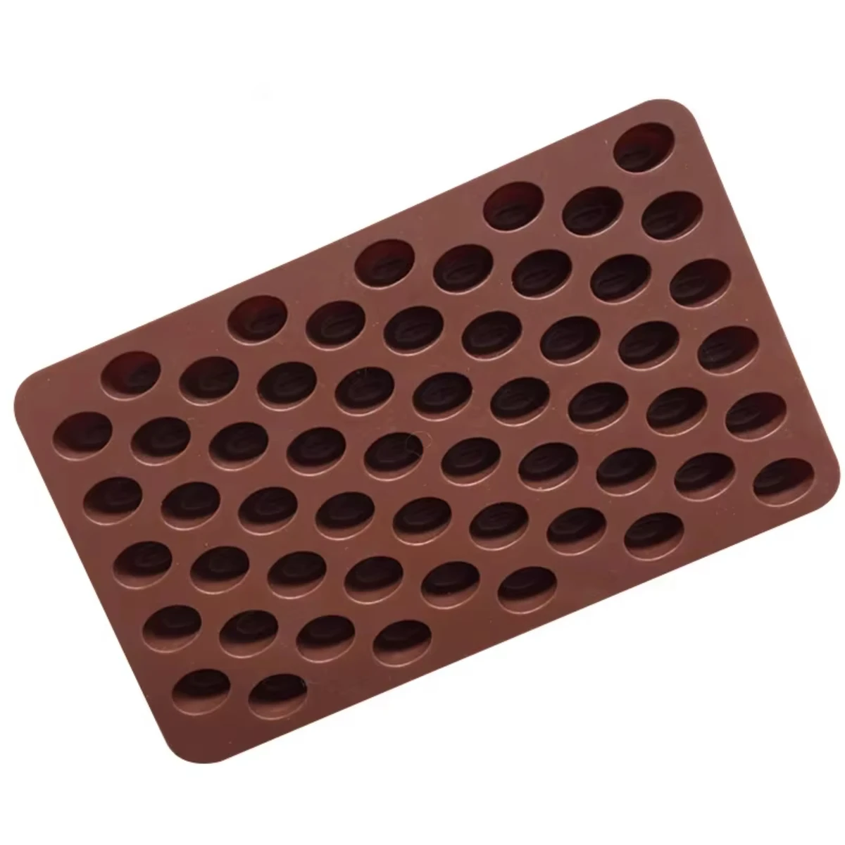 Baking Pastry Tools Silicone 55 Cavity Mini Coffee Beans Chocolate Sugarcraft Candy Mold Mould Fondant Cake Decorating