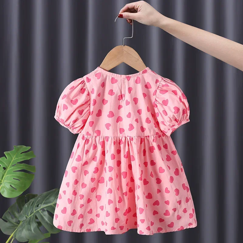 Casual Summer Kids Girls Dress Floral Kids Clothes Baby Girl Princess Dress New Flower Girl Dresses Toddler Baby Girl Clothing