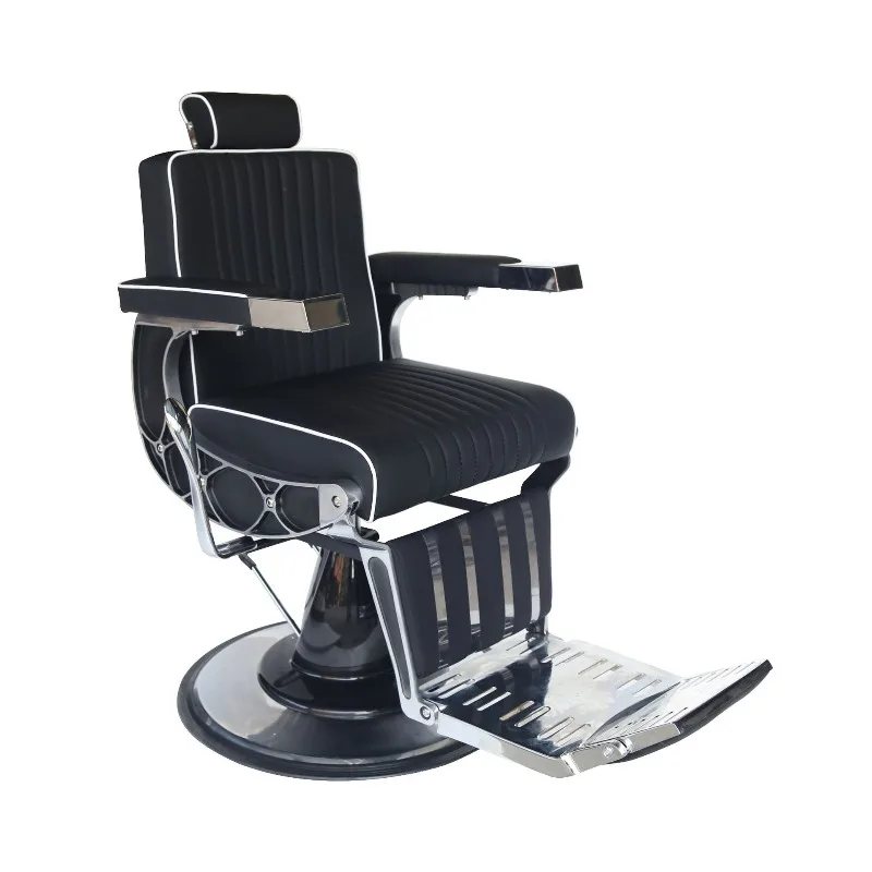 

Hair salon chair, reclining chair, lifting large chassis hair cutting chair