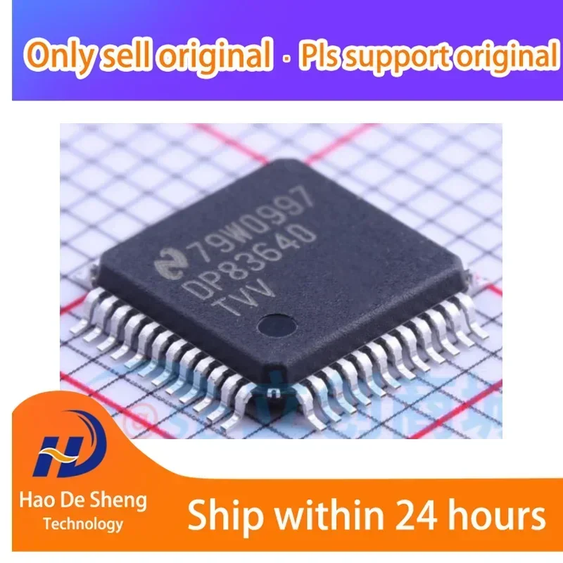 5PCS/LOT  DP83640TVV/NOPB DP83640 LQFP-48  New Original In Stock