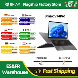 BMAX S14 Pro Intel N5000 8GB RAM 256GB SSD CPU 1920*1080 14 Inch Laptop Windows 11 Dual Notebook Wifi USB laptop PC