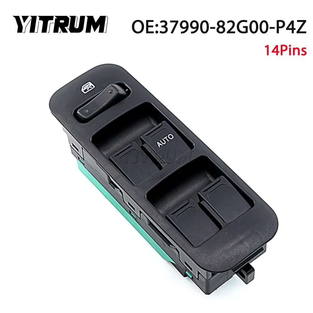 

YITRUM 37990-82G00-P4Z 37990-82G30-P4Z RHD Front Right Power Master Window Control Switch For Suzuki Every Lapin Alto