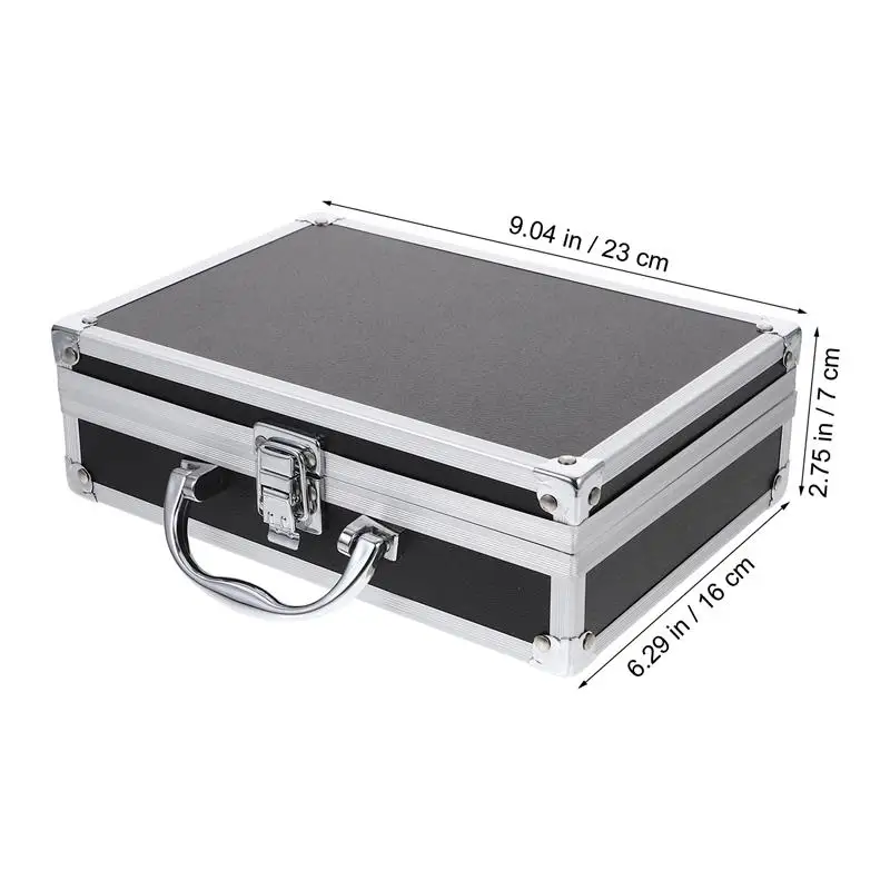 Handheld Container Multi-functional Tool Briefcase Aluminium Case Gadget Storage Box