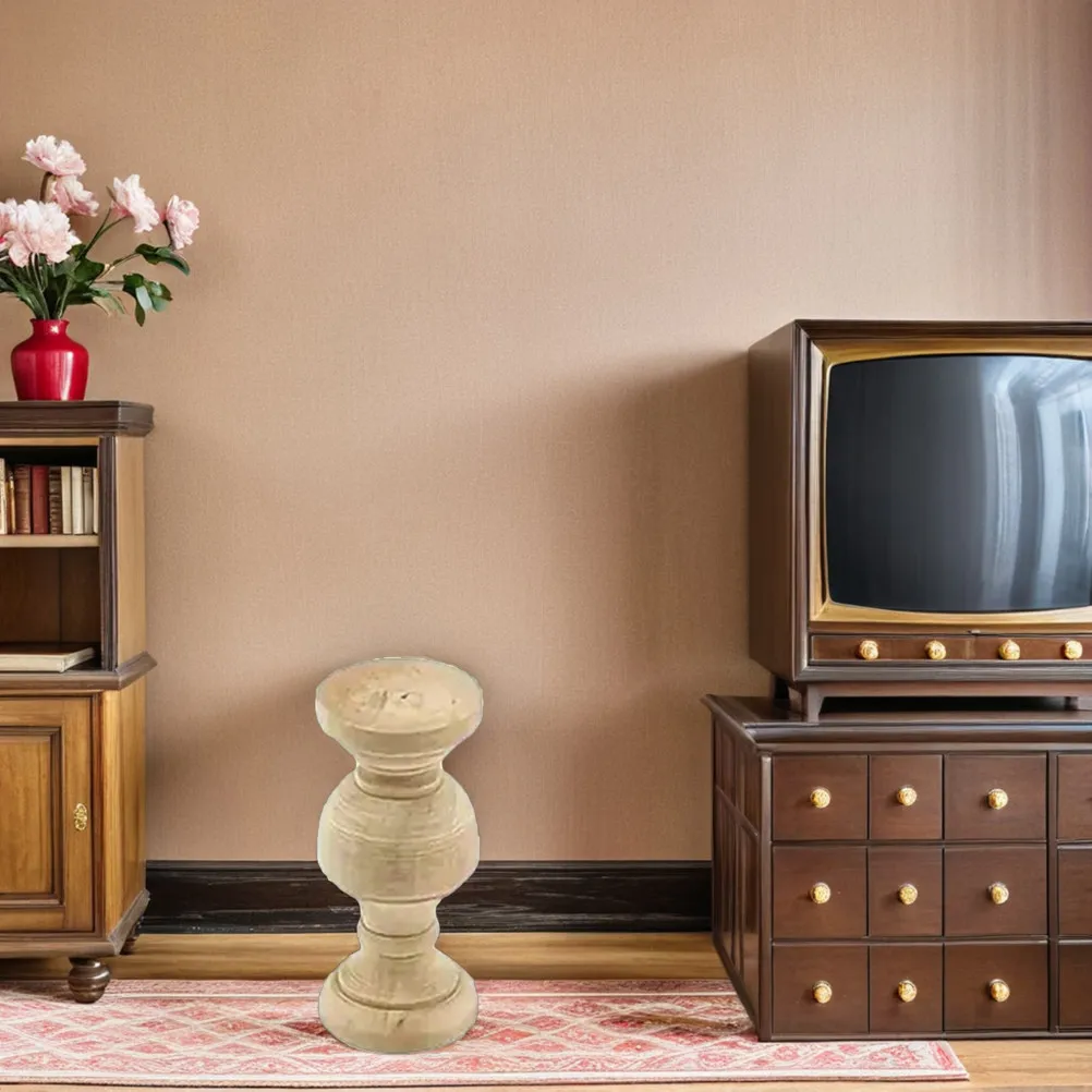 

10Pcs Unfinished Wood Spindles Dining Cabinet Decorative Baluster Rustic DIY Craft Woodworking Wine Rack Bed Frame Accessories