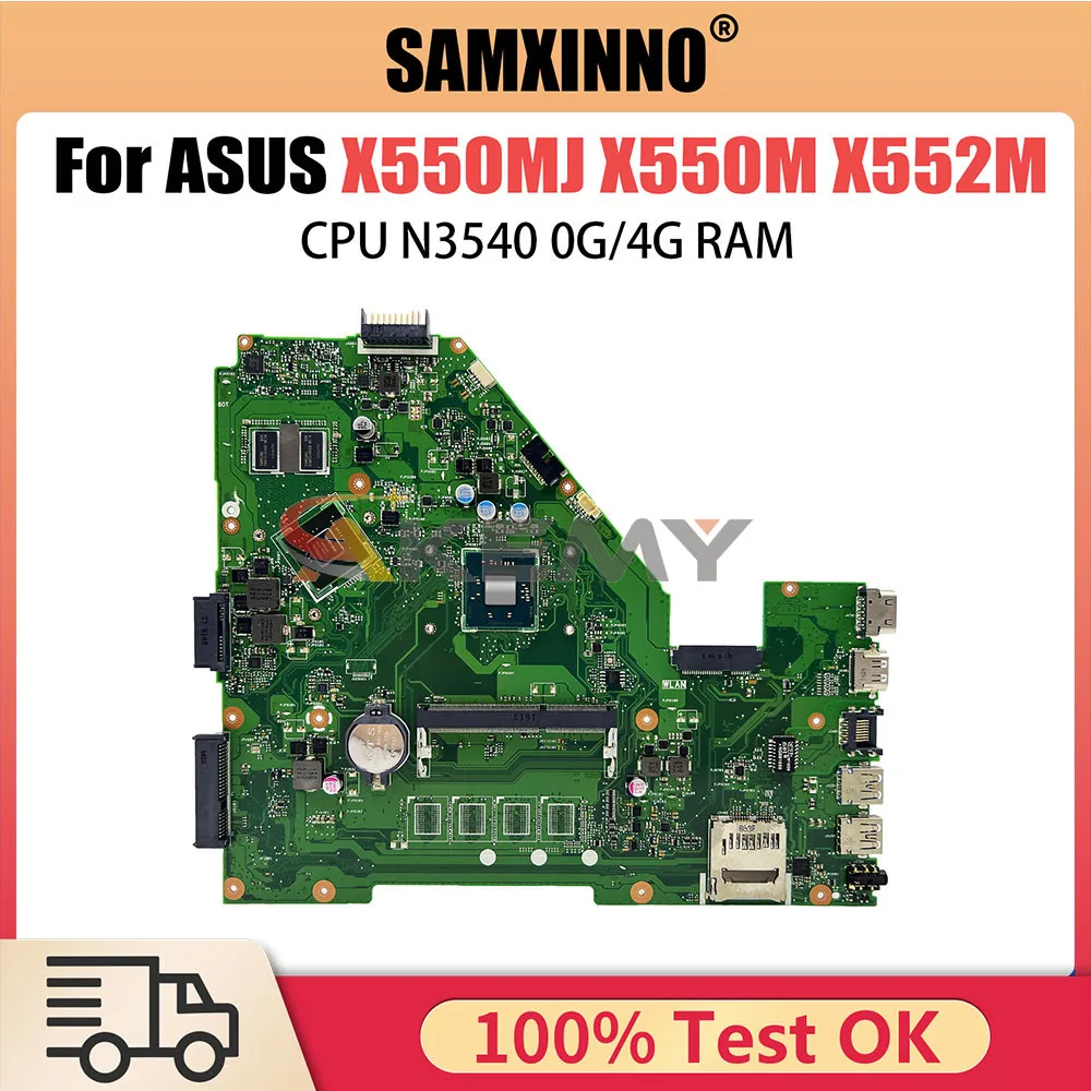 

X550MD with N2840 N3540 CPU GT920M RAM-0GB Mainboard For ASUS X550MJ X552M X550M Y582M DX992M Laptop Motherboard