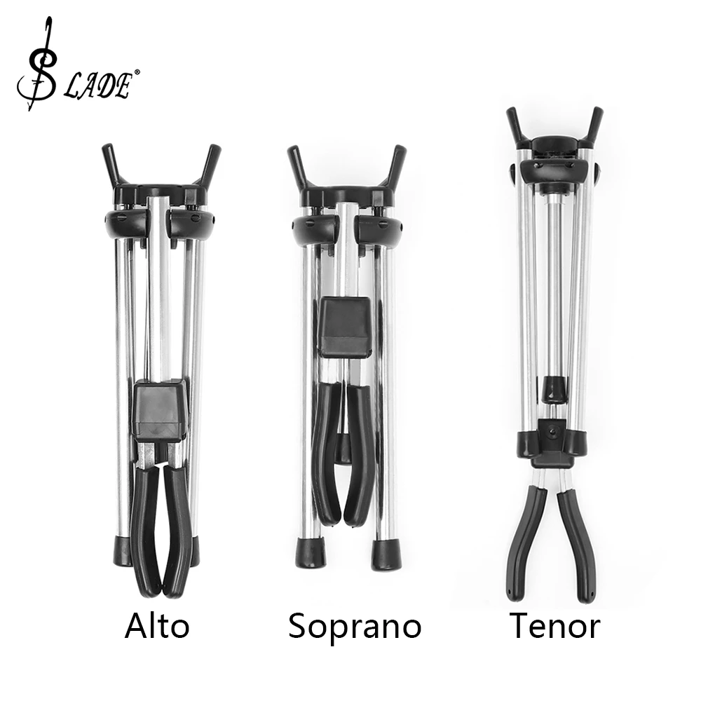 

SLADE Saxophone Stand Foldable Portable Alto Tenor Soprano Sax Stand Sax Tripod Holder Bracket Saxophone Instrument Accessories