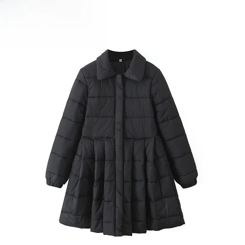 

ZAB, осеннее новое женское модное дизайнерское хлопковое пальто Dr Umbrella Hemline Long Sve Street Sle, универсальное пальто для девочек