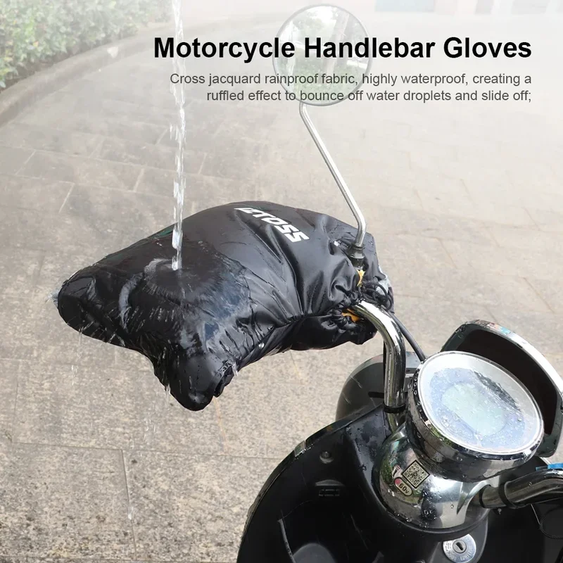 Motorbike cycling scooter handlebar muffs gloves winter waterproof windproof motorbike grip thermal cover motorcycle accessories