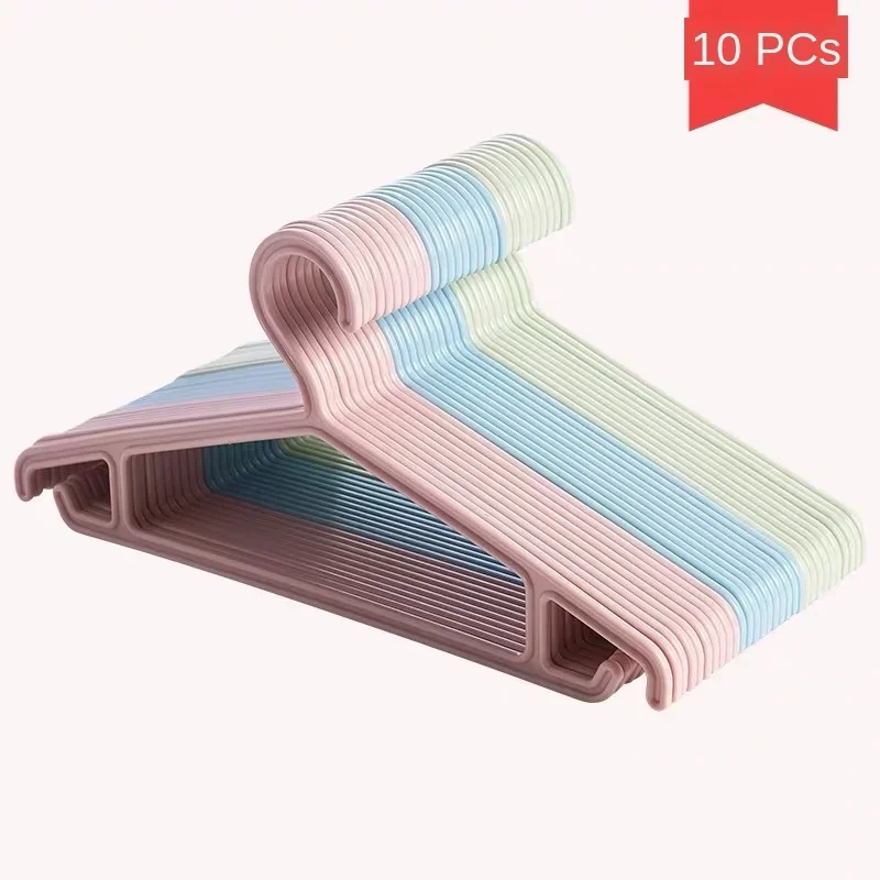 10 PCs  Children\'s Non-Slip Clothes Hanger Newborn Household   Baby   Rack