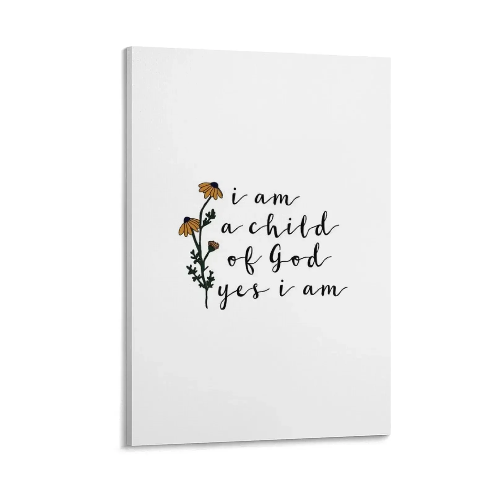 

I am a child of God Canvas Painting aesthetic room home decor interior room decorations for men