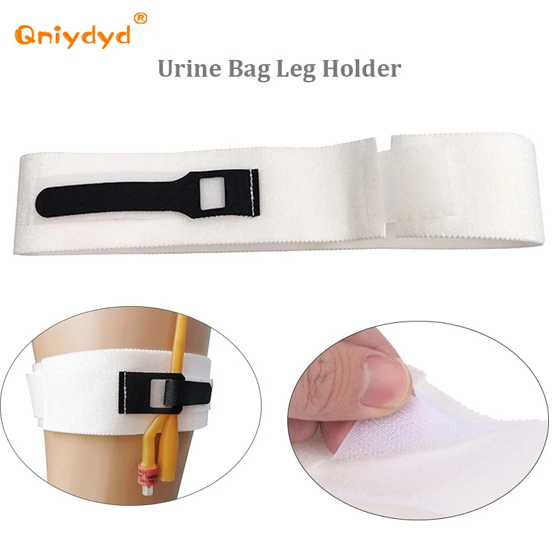 

Ремень для фиксации катетера на ногу Прочный мешок для мочи Фиксирующий ремень для рамки ног Держатель мочевого катетера Эластичный внешний держатель фиксатора