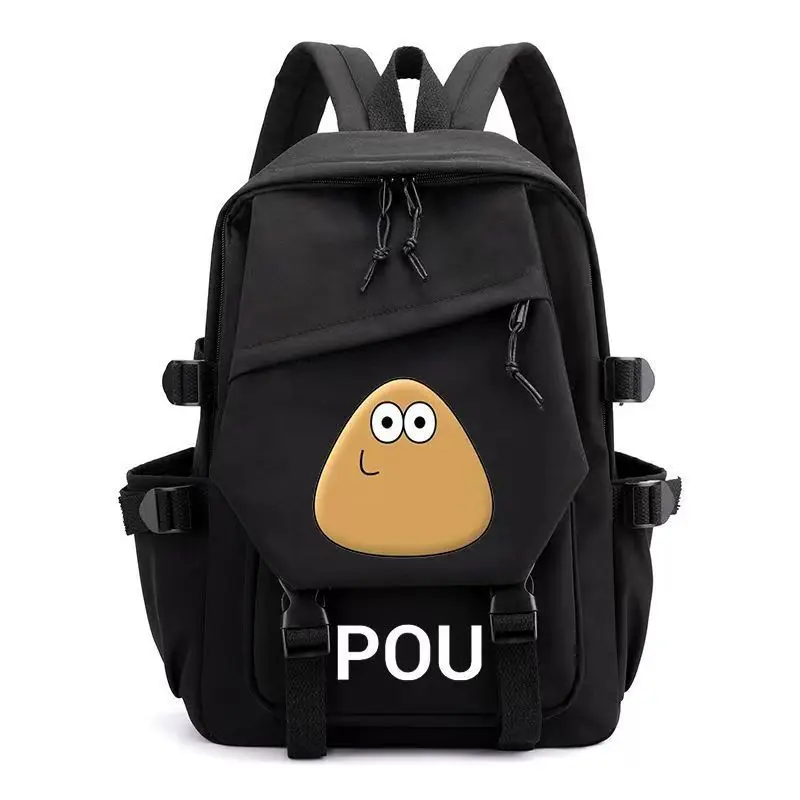 

POU Backpack ‌fashion Cartoon Cute Print Student Schoolbag Men Women Trend Durable Lightweight Large Capacity Travel Backpacks