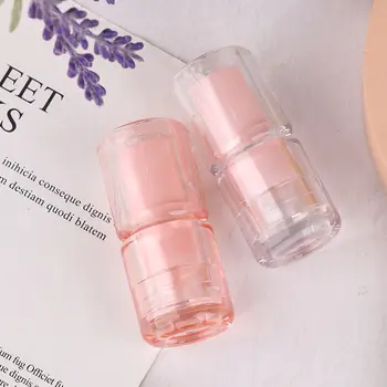 3,5ml kruhové poloprůhledné prázdné tuby od balzámu na rty, skladovací nádoba na rtěnku, lahvička s leskem na rty, cestovní balení na make-up 8 nejlepší prodej nádobky na lesk na rty - №3
