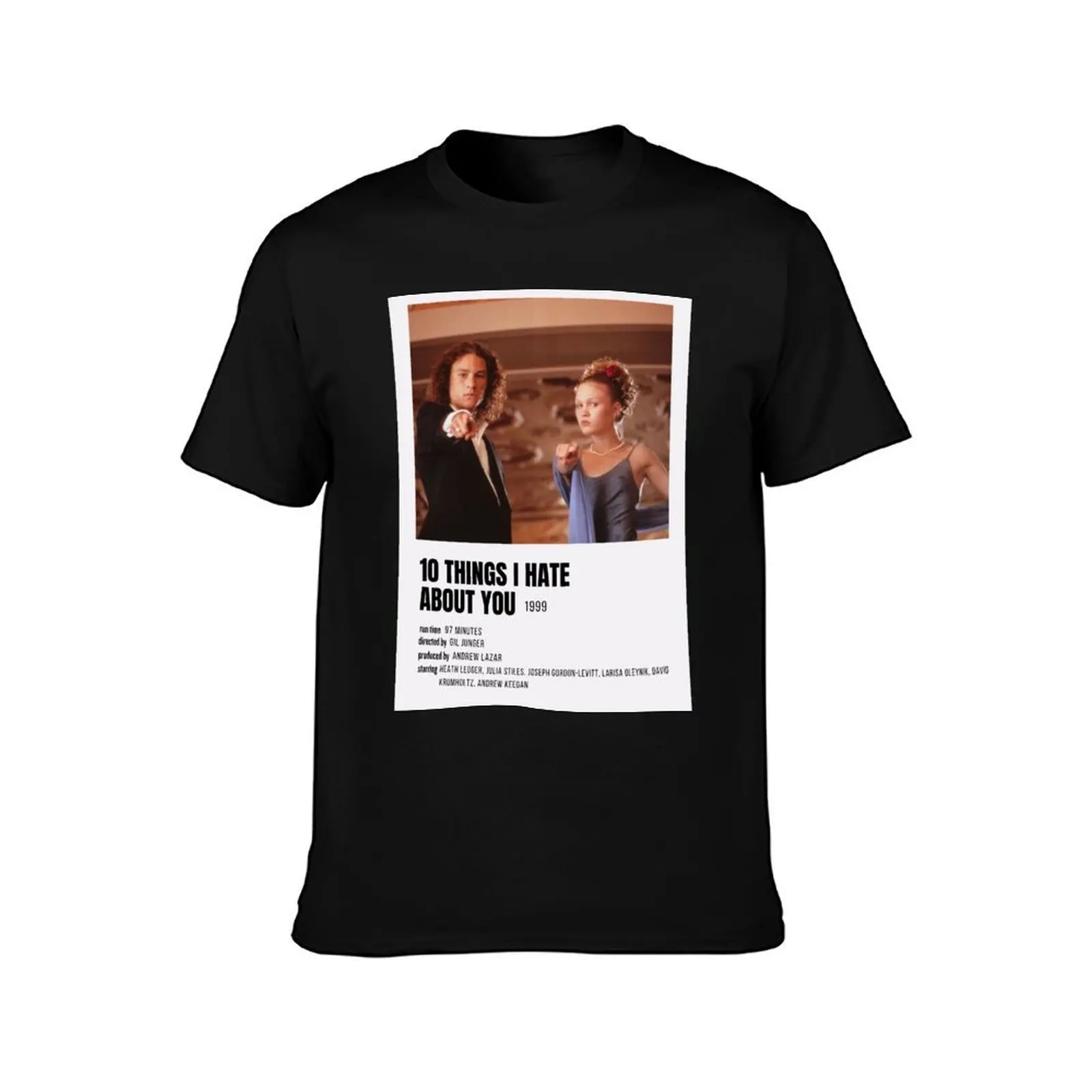 10 Things I Hate About You Movie Profile - Iconic Prom Scene T-Shirt Summer Casual Cotton Tee Unisex Men Women