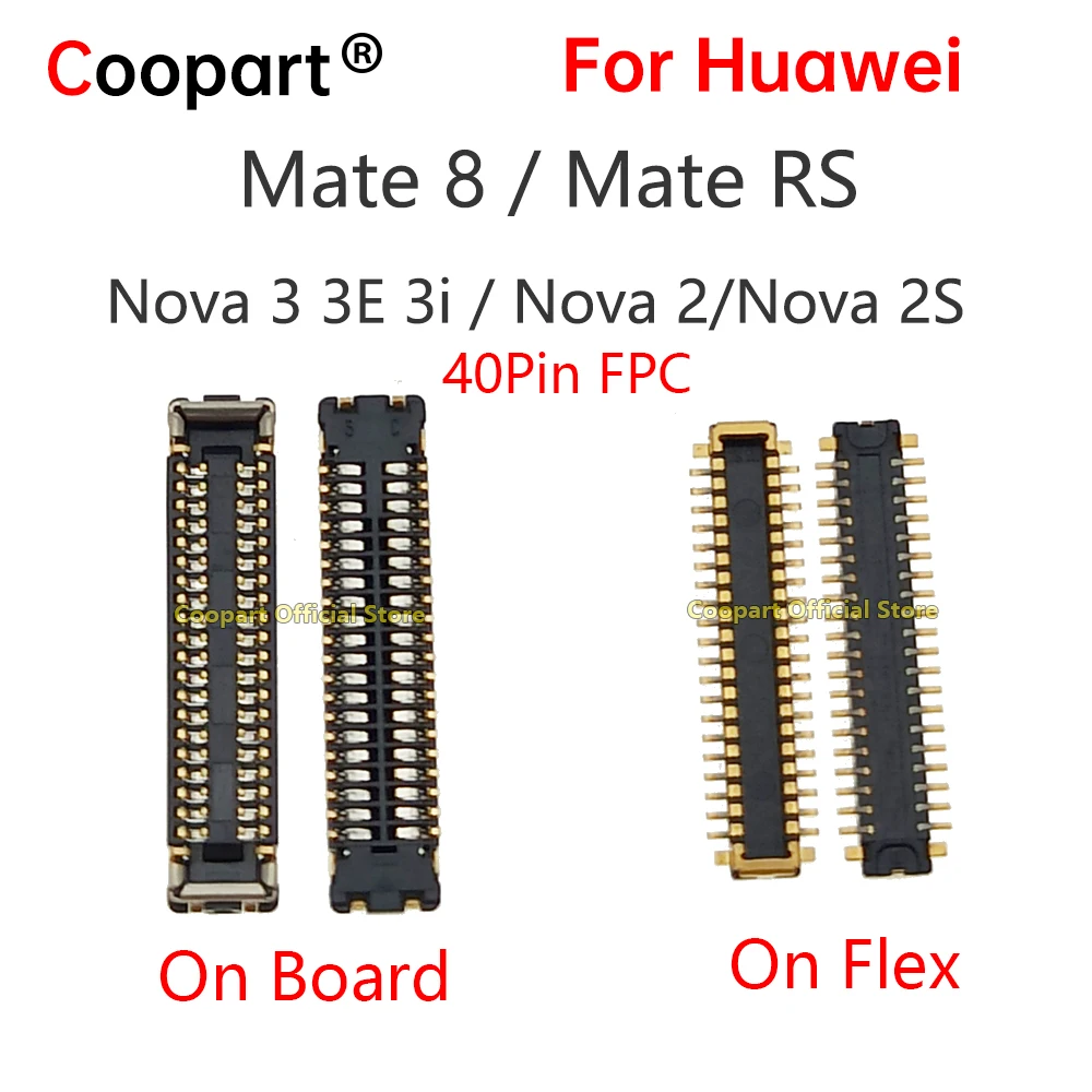 Coopart FPC Connector Port Plug for USB charger connector for Huawei mate 8 mate RS/ nova 3 3E 3I / nova3 nova2/2S