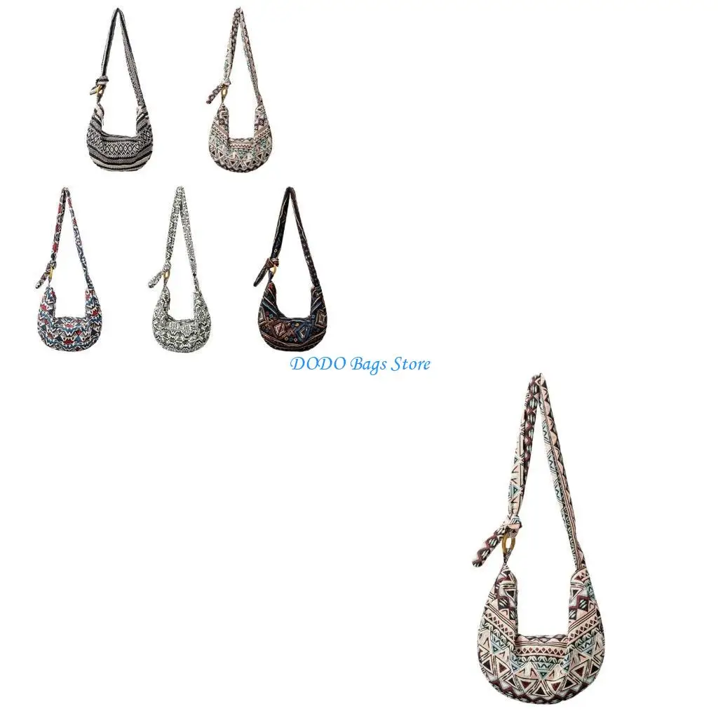 

Женская сумка, модная сумка через плечо, сумка-мессенджер в этническом стиле, сумка для покупок, холщовая сумка на плечо на день