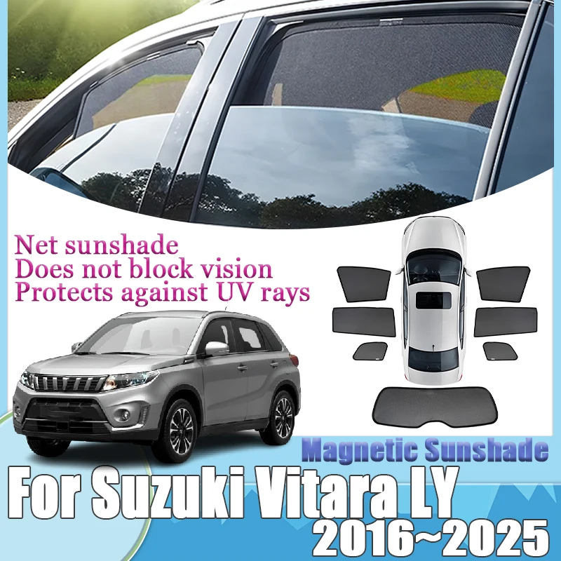 

Для Suzuki Vitara LY Escudo 2016-2025 боковое окно магнитные солнцезащитные козырьки для штор, инструменты, часть аксессуаров для конфиденциальности