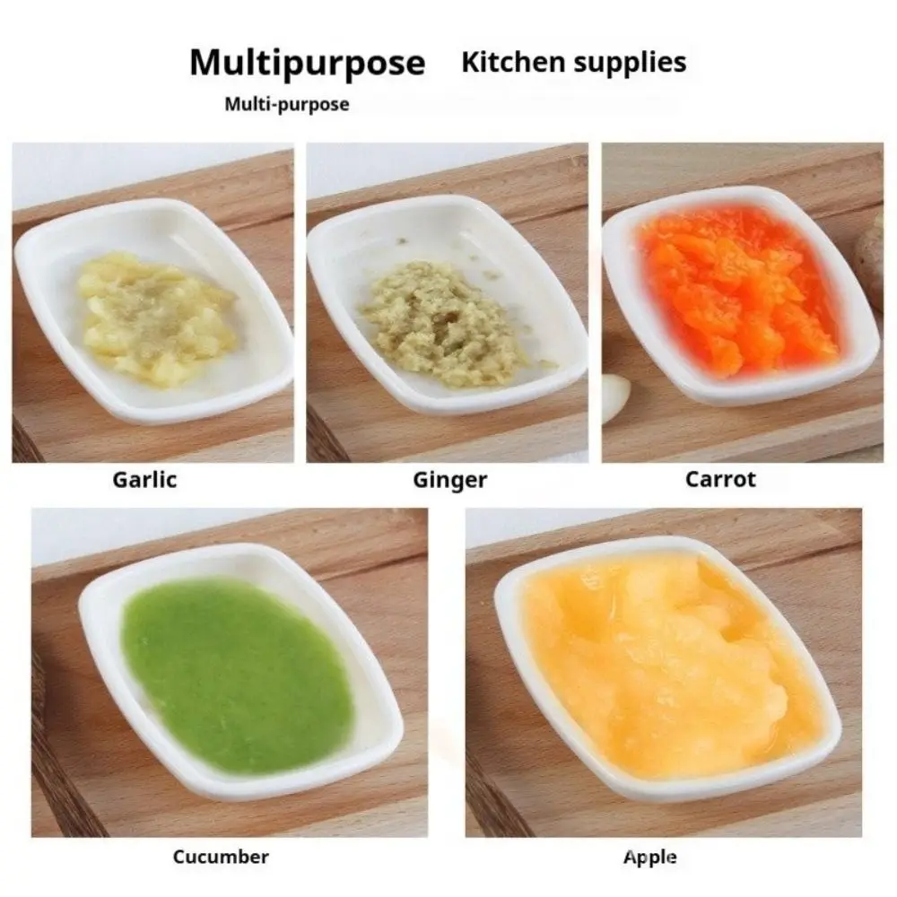 Rallador Manual duradero de ajo y jengibre, triturador de molienda de jengibre práctico de estilo japonés, herramienta de cocina triturador de ajo fácil de limpiar